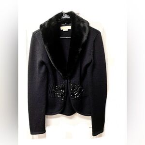 Michale Kohrs sweater with fur collar (removable)